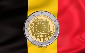 BELGIUM 2 EURO 2015 - 30 YEARS OF THE EU FLAG
